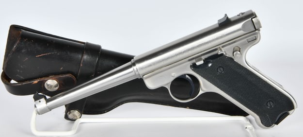 Stainless Ruger Mark II Standard Pistol .22 LR
