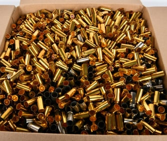 41 Lbs Of Mixed 10mm Empty Brass Casings