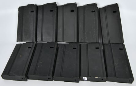 (10) Factory Armalite AR-10 magazines 20 rds
