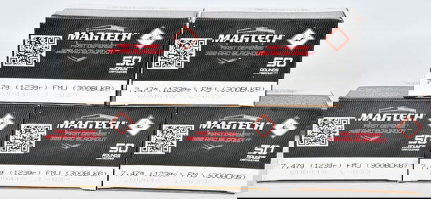 250 Rounds Of Magtech .300 AAC Blackout Ammo