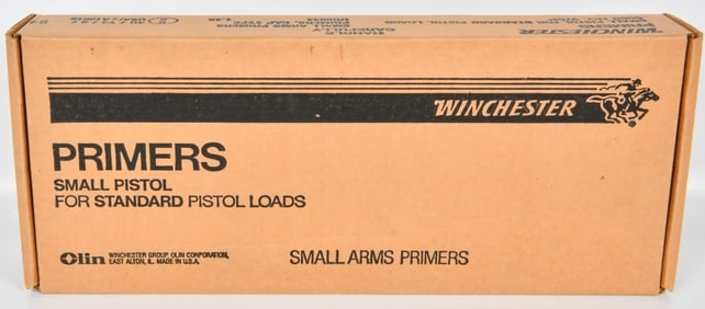 5000 Count Case of Winchester Small Pistol Primers