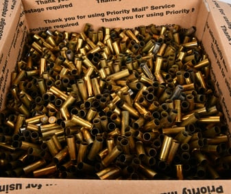 22 Lbs Of Mixed .38 SPL Empty Brass Casings