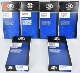 (6)FN SCAR 17S Mags NIP FDE 20 rds 1 Black Mag