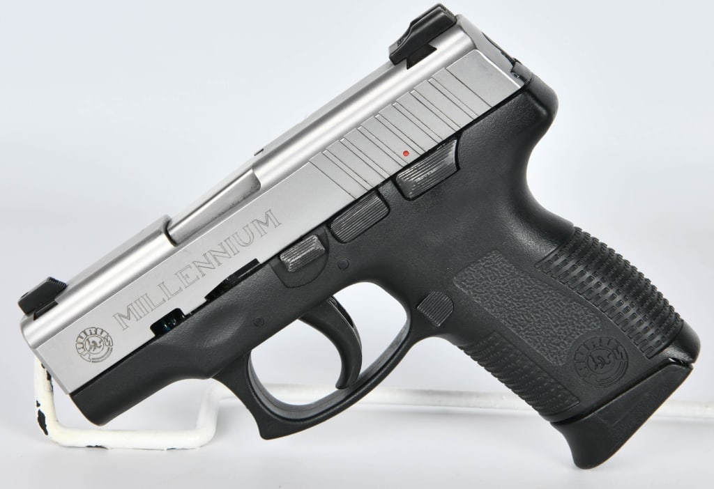 Taurus PT-140 Millennium Pro .40 S&W Semi Auto: Up Next We Have a Taurus PT-140 Millennium Pro Semi Auto Pistol Chambered in .40 S&W and Comes With One 10 Round Magazine, OverallAppears in Great Pre-owned Condition.