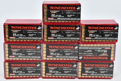 500 Rounds Of Winchester .22 Win Mag Ammo