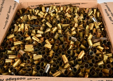 40 LBS Of Mixed .45 ACP Empty Brass Casings