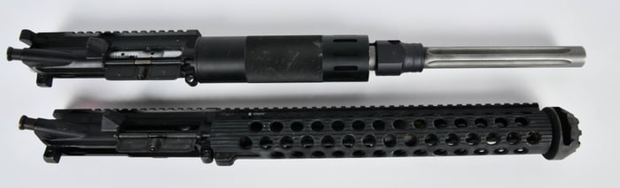 (2) Black Tactical Upper Platform