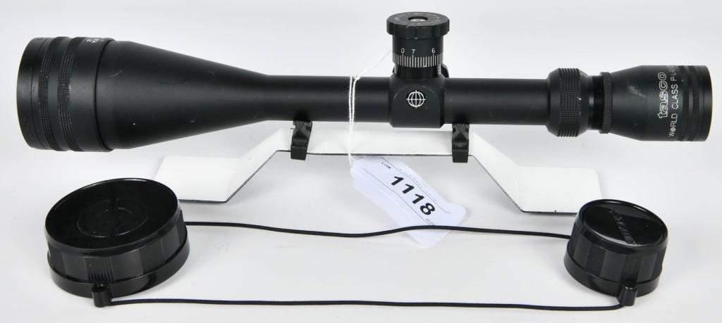 Tasco World Class Plus Long Range Riflescope: DWCP 10-40x50 Riflescope Large Size Turret Appears in Overall Excellent Condition
