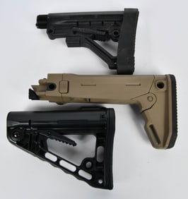 3 Replacement Tactical Adjustable Butt Stocks