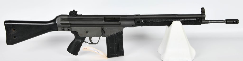 Hesse Arms Model H91 Semi Auto Battle Rifle: Up Next We Have a Hesse Arms Model H91 Semi Auto Battle Rifle Chambered in .308, This is a HK-91 Clone, Equipped With Black Furniture, Welded Muzzle Brake, and Comes With One HK G3 Magazine Date Code