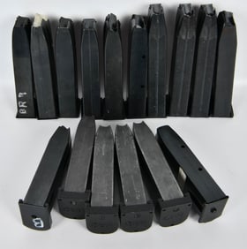 (16) various Browning Hi-Power 9mm magazines by