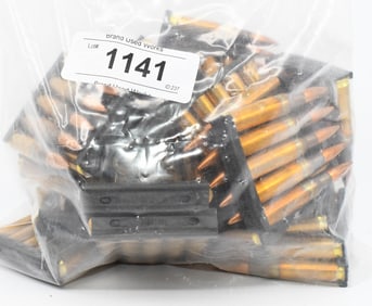 140 Rounds Of .308 Win Ammo On Stripper Clips