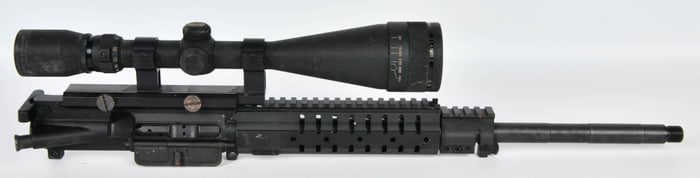 Black Tactical Quad Upper barreled Receiver