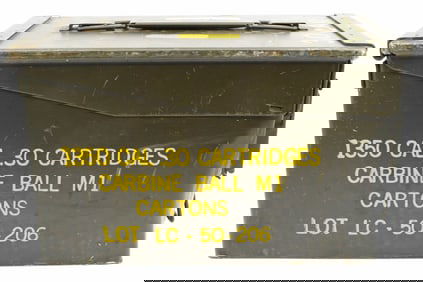 750 Rounds Of .30 M1 Carbine Ammunition