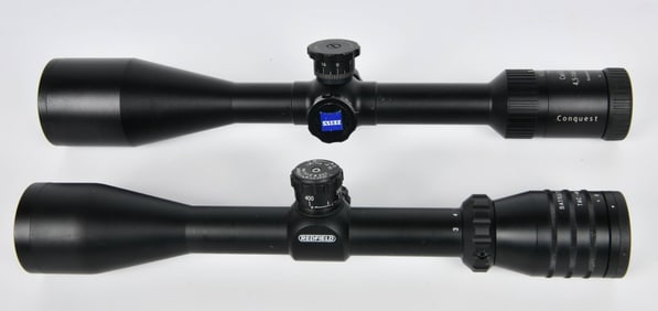 2 Long Range Matte Black Riflescopes