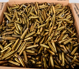 35 Lbs Of Mixed .223/5.56 Empty Brass Casings