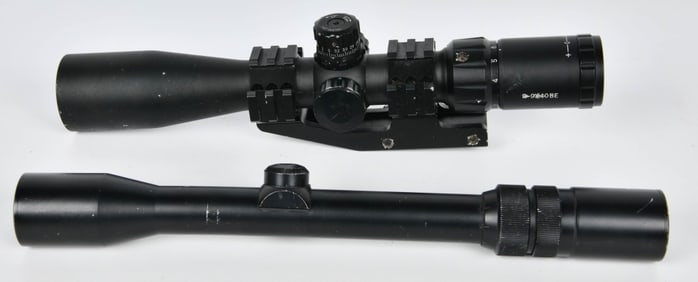 2 Long Range Matte Black Riflescopes