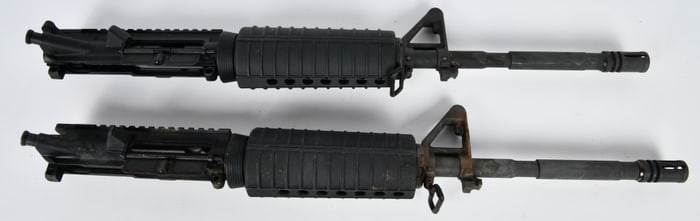 (2) Complete Upper Black Tactical platforms