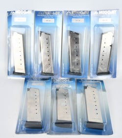 (7) 1911 .45 ACP 8 rd Mec-Gar Magazines NIP- lot