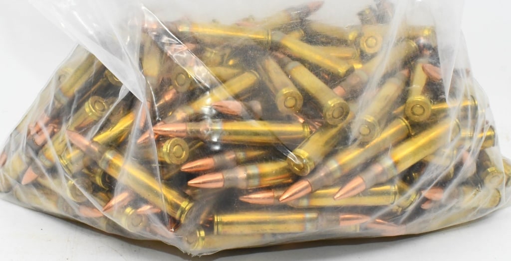 200 Rounds Of Remington .223 Rem Ammunition: 55 Grain Brass Cased Full Metal Jacket Ammunition Made In USA