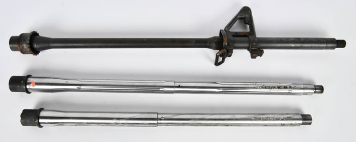 (3) various Barrels