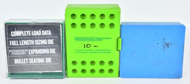 3 Sets Of 9mm Luger Reloading Dies