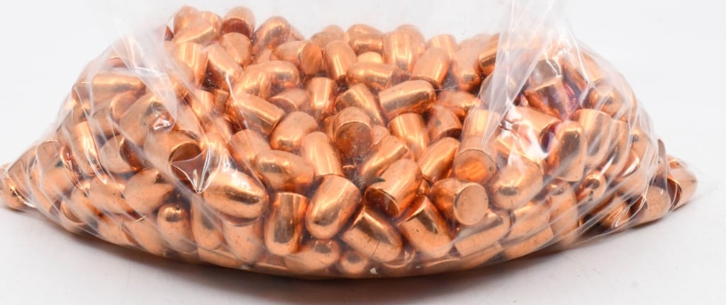 500 Count Of Berry's .45 ACP Reloading Bullet Tips: 230 Grain Round Nose Bullet Tips For Reloading