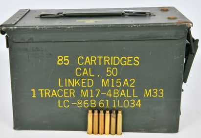 Large Metal Ammo Can Of .223/5.56 Empty Brass