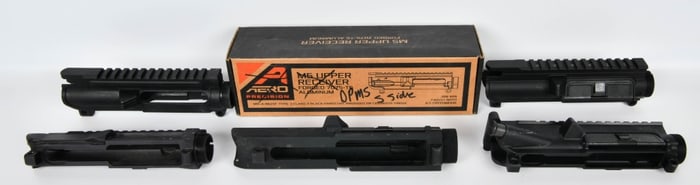 6 New Stripped AR-15 Upper Receivers