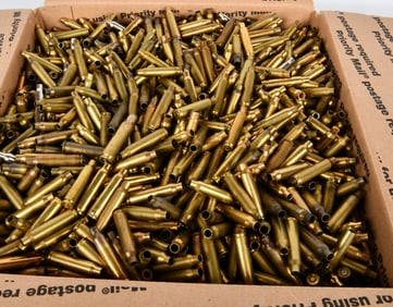 35 Lbs Of Mixed .223/5.56 Empty Brass Casings