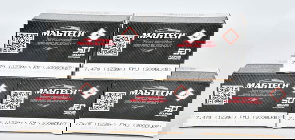 250 Rounds Of Magtech .300 AAC Blackout Ammo