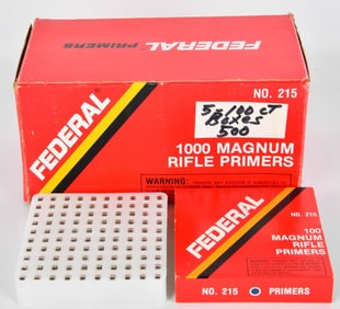 500 ct Federal Magnum Rifle Primers