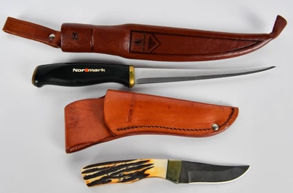 Normark Fiskars Finland Filet Knife & Bear MGC
