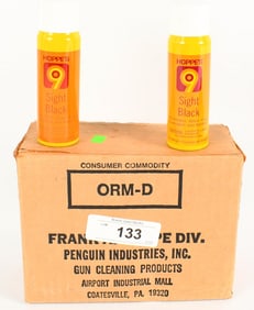 10 cans Hoppes 9 Glare Eliminator  Sight Black