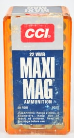 CCI 22 WMR Maxi Mag Ammunition 49 rds
