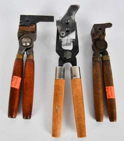 (3) various Bullet mould with handles 50 cal, 4575