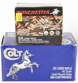 422 rds of the .22 L:R ammo Winchester & Colt