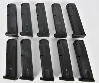 Lot of 10 New Factory Beretta M9 & 92FS Magazines