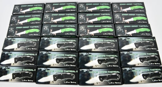 Lot of 24 New Folding Pocket Knives