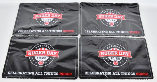 4 National Ruger Day Gun Cleaning Mats