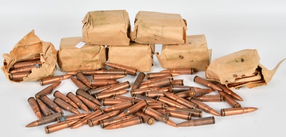 Approx 150 Rds Copper Washed 7.62x39 Ammo