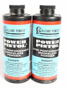 (2) bottles Alliant Powder Power Pistol 1lb each