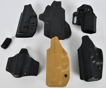 6 Various Size Polymer Holsters