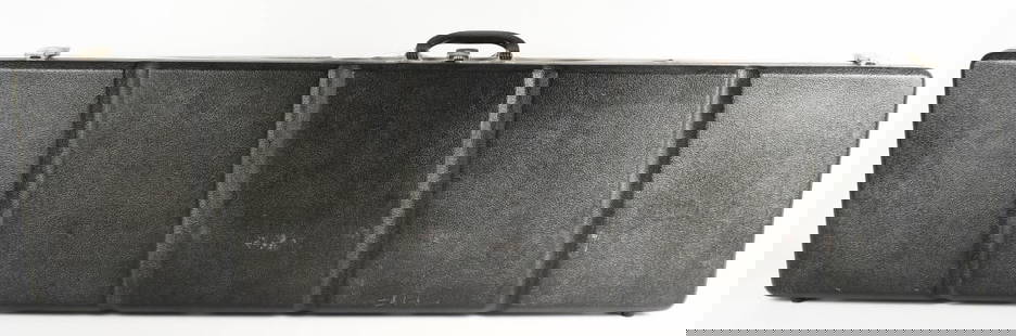 Hoppes 9 Rifle / Shotgun Rifle Hard Case 52": lot contains a vintage Hoppes 9 Rifle / Shogun Hard case which measures approx 52" in length by 13.5" in width and comes with dense egg crate foam interior for inventory protection, comes with key as