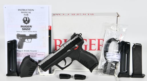 Ruger SR 22 Semi Auto Pistol .22 LR