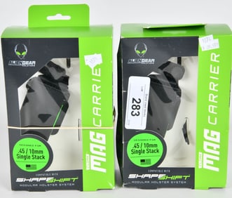 (2)New AlienGear CMCS 3 Single Cloak Mag Carrier