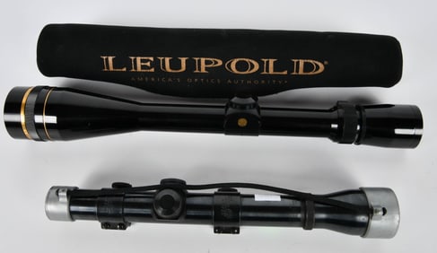1 Weaver Scope & 1 Leupold Riflescope