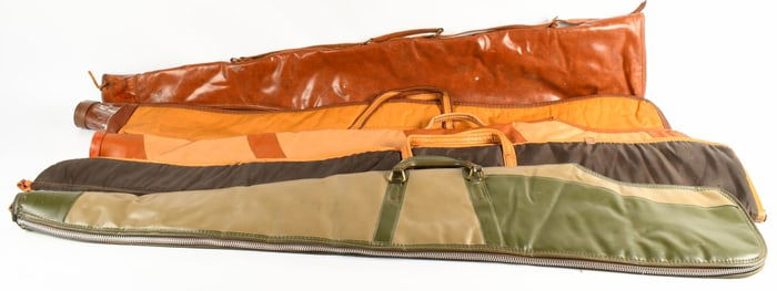 (5) Various Vintage Rifle / Shotgun Cases Vinyl
