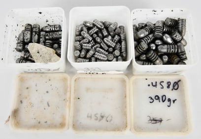 15 Lbs Of Various Caliber Lead Bullets