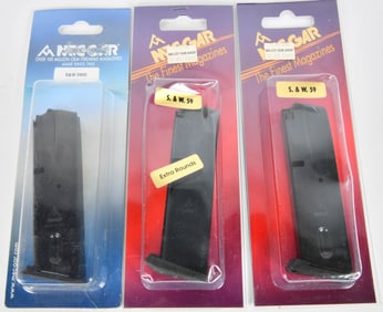 Lot of 3 New Smith & Wesson 59, 5900, 915 Magazine